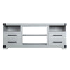 Richmond 60" TV Stand with 2 Drawers and 4 Shelves in Grey