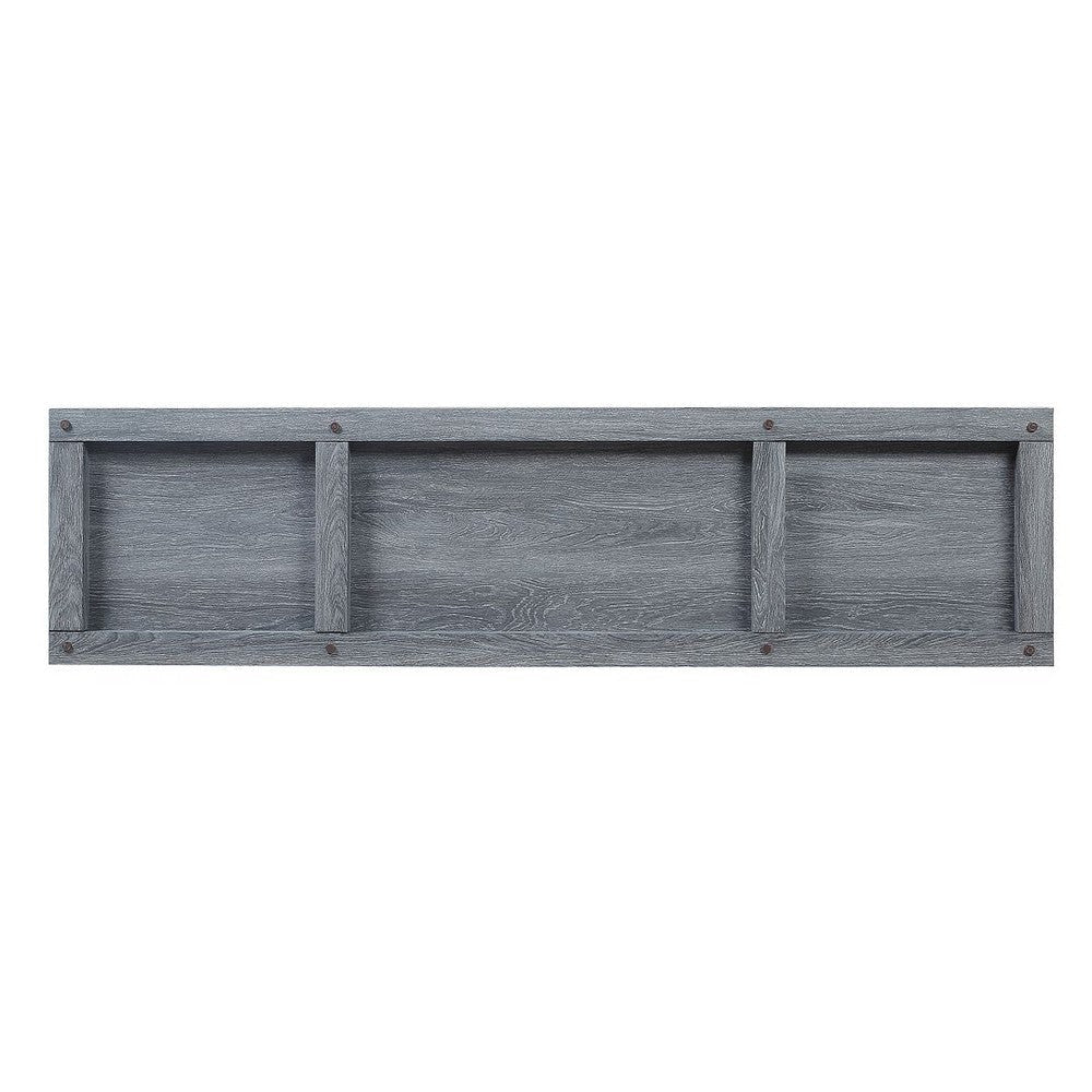 Franklin 60’’ TV Stand with 2 Doors and Open Shelves in Grey MHC-TVFP3-GY