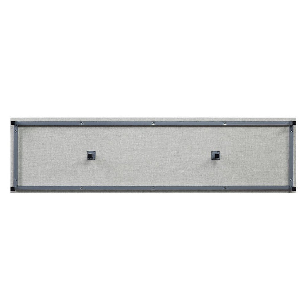 Brighton 60’’ TV Stand with Glass Shelves and Media Wire Management in Beige MHC-TVFP4-BG