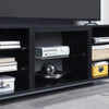 Brighton 60’’ TV Stand with Glass Shelves and Media Wire Management in Onyx MHC-TVFP4-BL