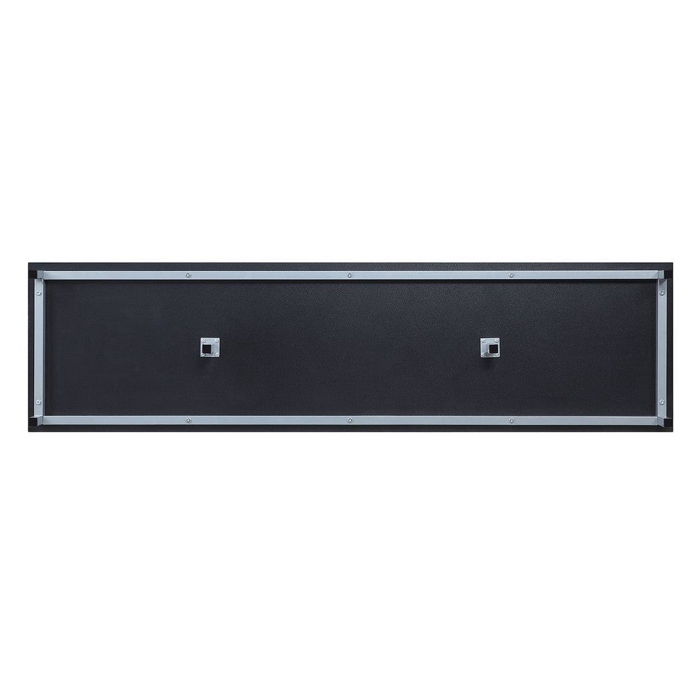 Brighton 60’’ TV Stand with Glass Shelves and Media Wire Management in Onyx MHC-TVFP4-BL