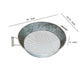 Round Galvanized Steel Compost Sifter with Wire Mesh Design Base Antique Silver MIL-CS-03
