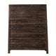 Transitional Style Five Drawers Solid Hardwood Chest Brown MSF-8T0684