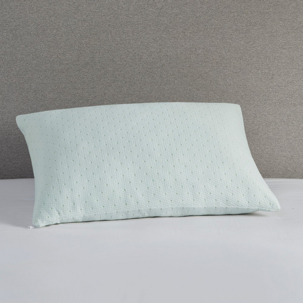 King Pillow with Memory Foam and Cooling Infused, Ivory