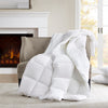 Full Size Cotton Dobby Comforter with Polyester Filling, White