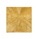 Wall Art, Abstract Sunburst Design, 30x30 Hand Painted Gold Resin