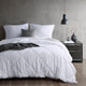 Queen Oversized Comforter, Nylon, Diamond Quilting, White