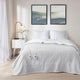 Twin Size Heated Blanket, Controller, Light Gray Fleece w Sherpa