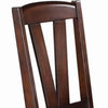 Side Chair | Solid Wood | Leather Seat | Set of 2 | Brown PDX-F1331