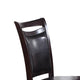 Dining Chair | Retro Style | Wood Frame | Dark Brown | Set of 2 PDX-F1388