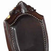 Dining Chair | Traditional Rubber Wood | Faux Leather | Set of 2 | Brown PDX-F1395