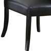 Dining Chair | Leather Upholstered | Poplar Wood | Set of 2 | Black PDX-F1591