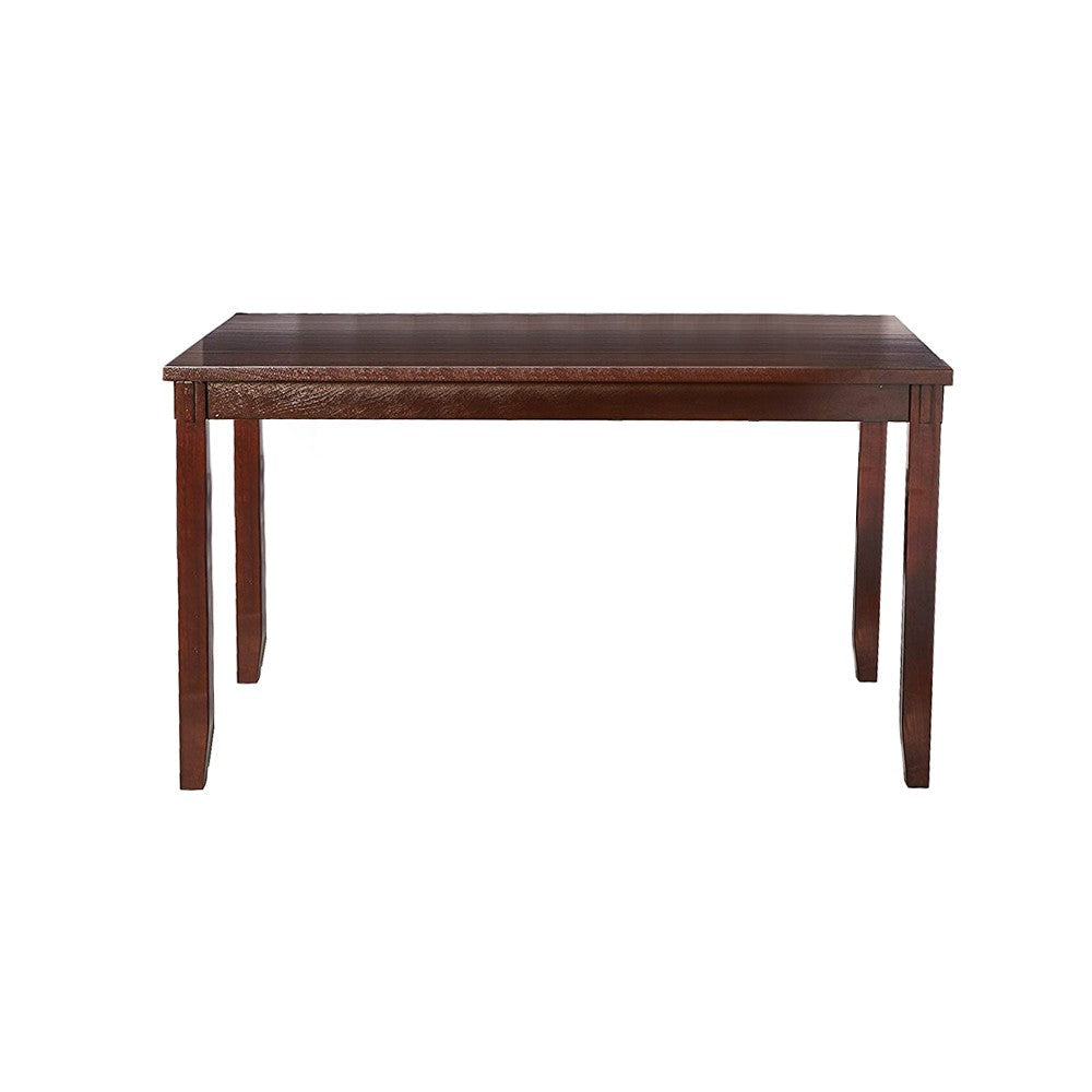 6 Piece Dining Table and Chairs Set | Rubber Wood | Espresso Brown PDX-F2297