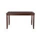 6 Piece Dining Table and Chairs Set | Rubber Wood | Espresso Brown PDX-F2297