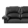 Reclining Loveseat | Bonded Leather | Black PDX-F6671