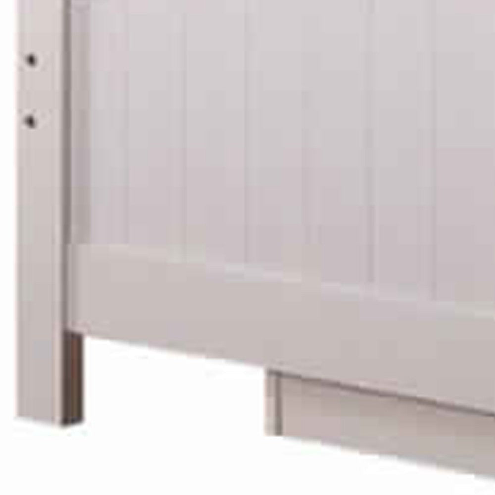 Twin Bed with Trundle | Stylish Design | White PDX-F9218