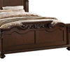 King Bed | Splendidly Carved | Dark Walnut & Veneer PDX-F9385EK