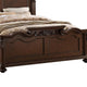 King Bed | Splendidly Carved | Dark Walnut & Veneer PDX-F9385EK
