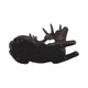 Aloe Sitting Deer Figurine Statue| Carved Buck Antlers | Brown |14"