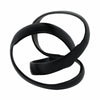 Decorative Sculpture Accent Piece | 8" Knot Ribbon Black Aluminum
