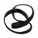 Decorative Sculpture Accent Piece | 8" Knot Ribbon Black Aluminum