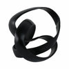 Decorative Sculpture Accent Piece | 8" Knot Ribbon Black Aluminum