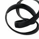 Decorative Sculpture Accent Piece | 8" Knot Ribbon Black Aluminum