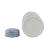 Decorative Storage Jar w Lid | 16" | Blue & White Crackled Ceramic
