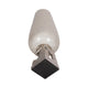 Esau Small Decorative Vase | 19" Tapered Glass Body | Pearl White