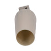 Esau Tall Decorative Vase | 26" Tapered Glass Body | Pearl White