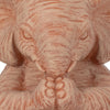 Tabletop Decor | Yoga Elephant Set of 3 | Stonelike Brown Polyresin 6 5"