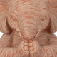 Tabletop Decor | Yoga Elephant Set of 3 | Stonelike Brown Polyresin 6 5"