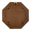 24x24 Resin Octagon Beauty Mirror | Black & White Lined Border | Modern
