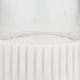 11" Candle Holder w Glass Hurricane Style | White Marble Base