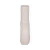 Saul Decorative Abstract Vase | Open Cut-Out Design | Ivory Dolomite 8"