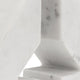 Decorative Bookends Set of 2 | Geometric Right Triangle | White Marble