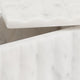 Poppy Decorative Storage Box with Lid | Natural White Ridged Marble 7"