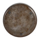 Decorative Bowl Set of 2 | Round Silhouette Abstract Pattern | Bronze Glass