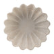 Mossy Decorative Bowl | Shell-Shaped Design | 12" White Textured Marble
