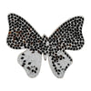 Decorative Butterfly Figurine | Cute 8" Black & White Mosaic Overlay