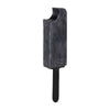 Decorative Accent of an Eaten Popsicle | 13" | Black Marble and Aluminum