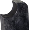 Decorative Accent of an Eaten Popsicle | 13" | Black Marble and Aluminum