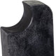 Decorative Accent of an Eaten Popsicle | 13’’ | Black Marble and Aluminum SBH-17780