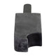 Decorative Accent of an Eaten Popsicle | 13" | Black Marble and Aluminum