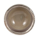 Decorative Bowl | Taupe Nickel Glass w Silver Aluminum Base | 15"