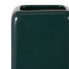 Zione Accent Vase | Vertical Grooved Details | Forest Green Ceramic 18"