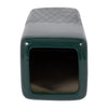 Zione Accent Vase | Vertical Grooved Details | Forest Green Ceramic 18"