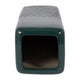 Zione Accent Vase | Vertical Grooved Details | Forest Green Ceramic 18"
