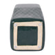 Zione Accent Vase | Vertical Grooved Details | Forest Green Ceramic 18"
