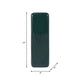 Zione Accent Vase | Vertical Grooved Details | Forest Green Ceramic 18"